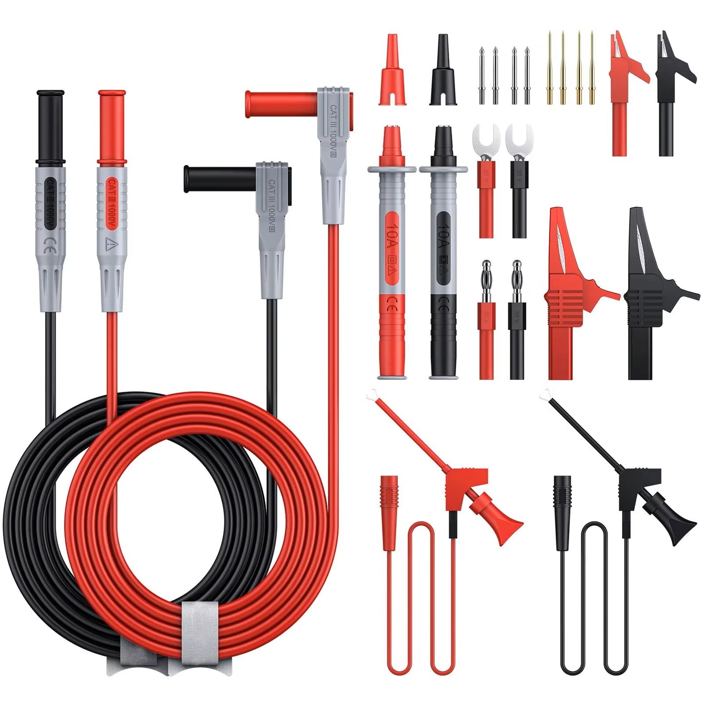 24 Piece Multimeter Test Lead Set