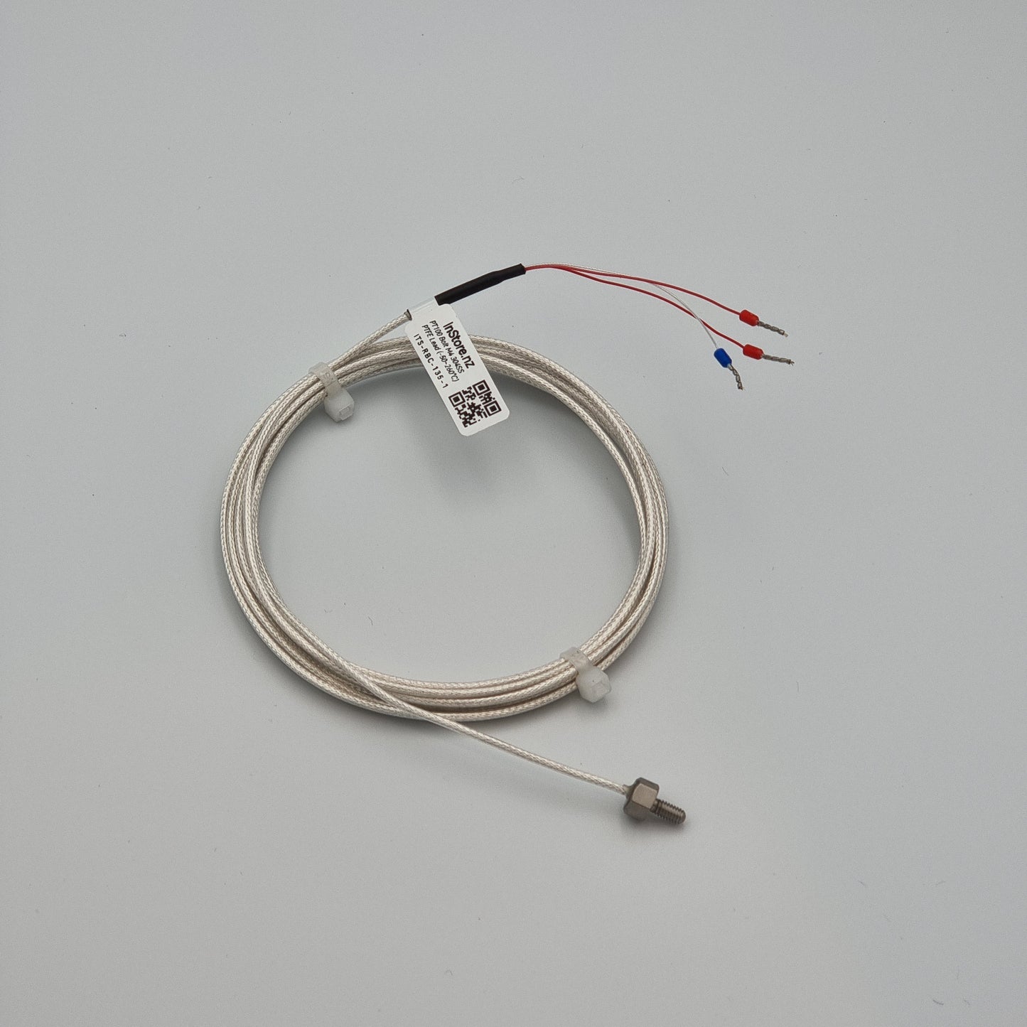 PT100 Bolt M4 304SS with PTFE Lead (-50~260°C)