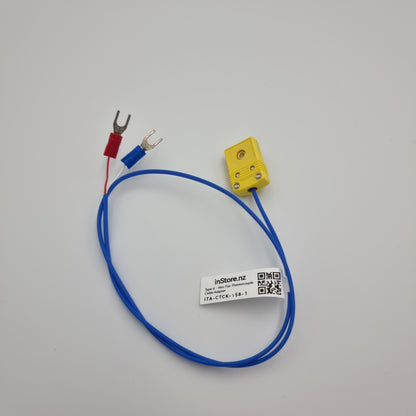 Type K - Mini Flat Thermocouple Cable Adapter