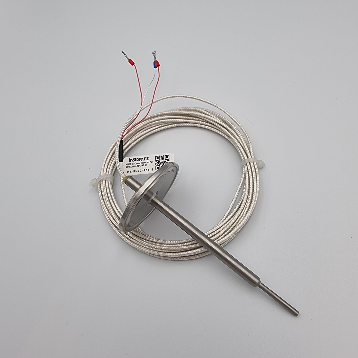 PT100 Tri-Clamp Reduced Tip with PTFE Lead (-50~260 °C)